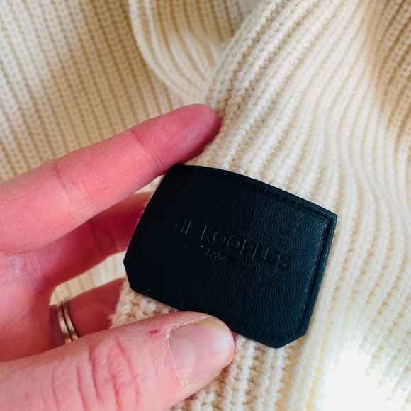 The Kooples Ecru Sweater in Cotton with Patch - Picture 10 of 13